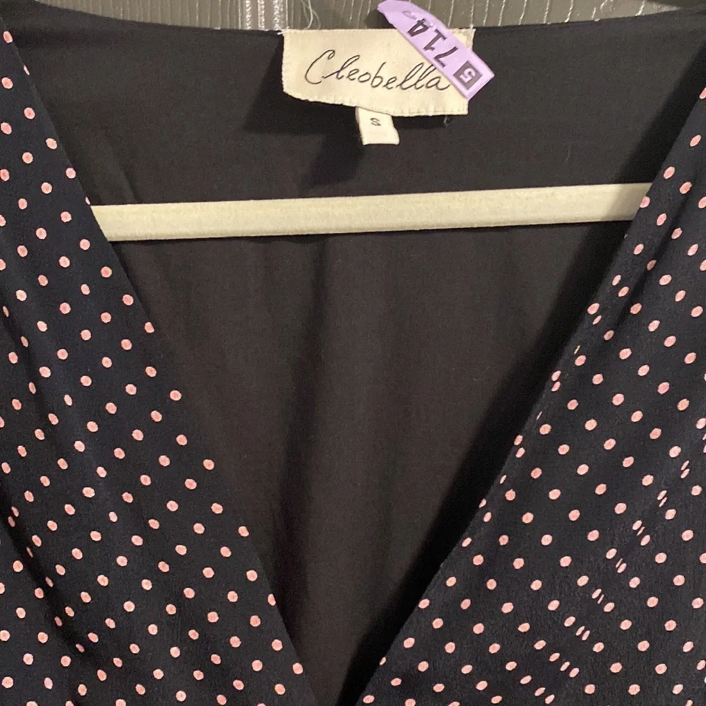 Cleobella Avery Dress Mini Polka Dots with V-Neck - Picture 4 of 10